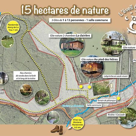 Gite Nature Au Pied Des Hetres Vitrac-sur-Montane 외부 사진